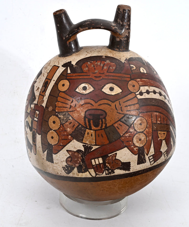 Nazca (Nasca) Polychrome Pottery Globular Vessel