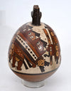 Nazca (Nasca) Polychrome Pottery Globular Vessel