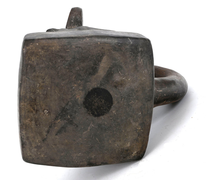 Lambayeque (Sicán) &nbsp;Seated Lord Blackware Vessel