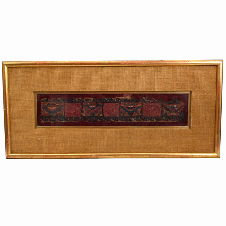 Huari (Wari) Tapestry Textile Band with Stylized Figures