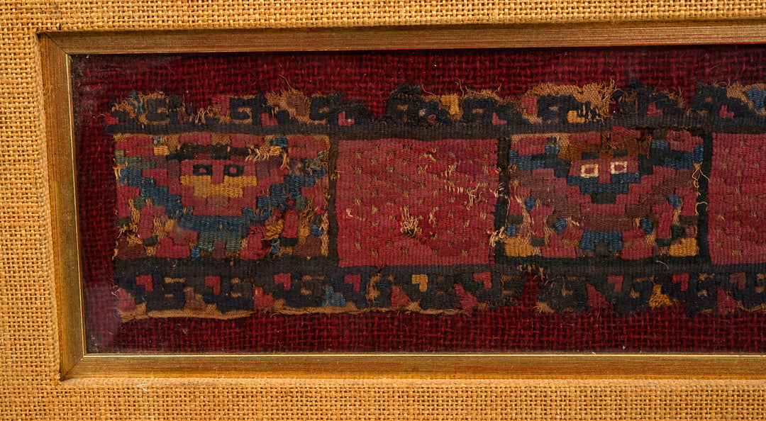 Huari (Wari) Tapestry Textile Band with Stylized Figures