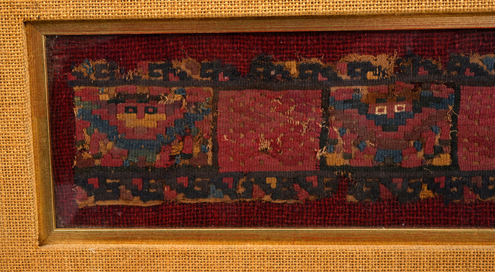 Huari (Wari) Tapestry Textile Band with Stylized Figures