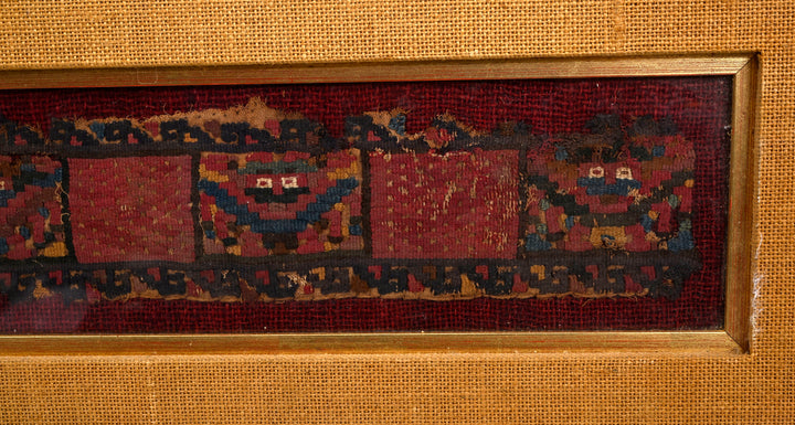 Huari (Wari) Tapestry Textile Band with Stylized Figures