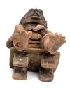 Jamacoaque Pottery Shaman Figure Seated on a Bench
