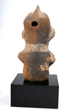 Bahía Pottery Seated Male with Crested Helmet