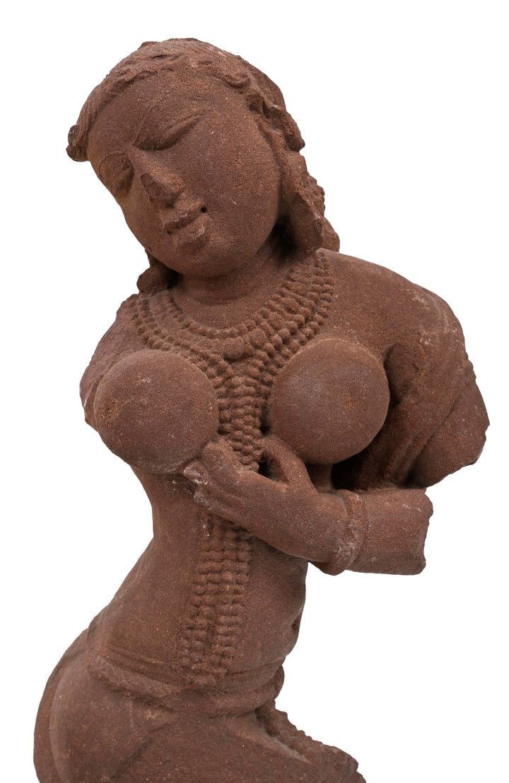 Central Indian Sandstone Torso of a Celestial Beauty