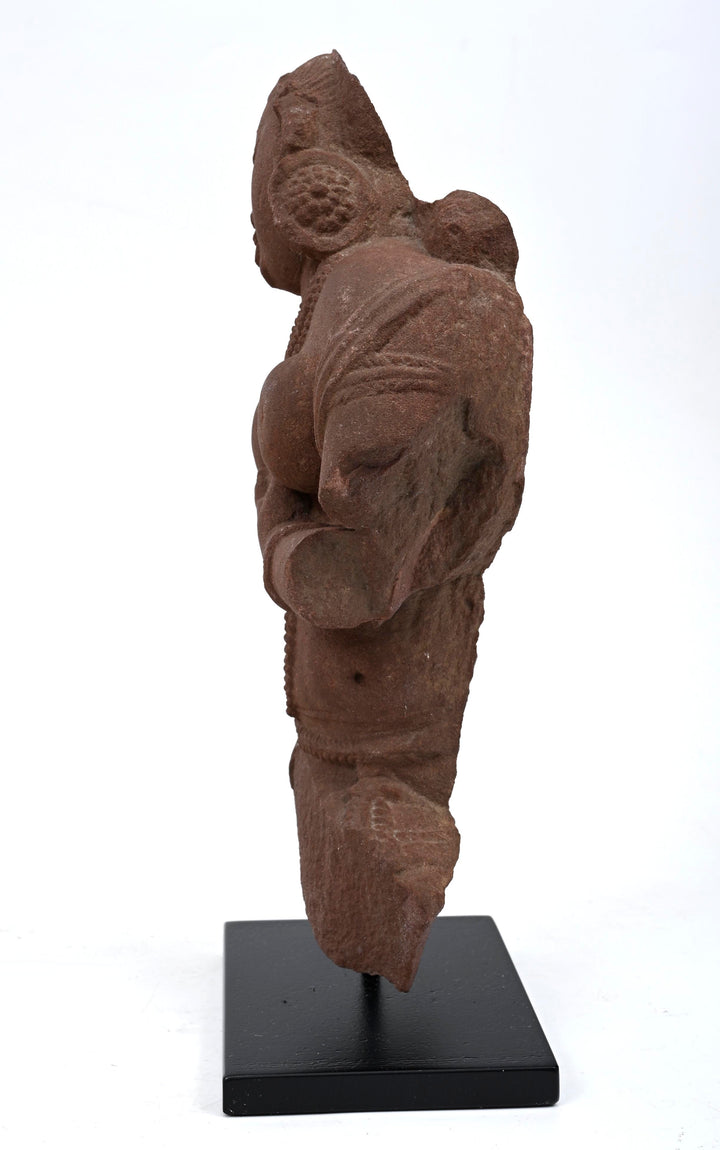 Central Indian Sandstone Torso of a Celestial Beauty