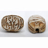 Egyptian Tan Steatite Scarab for Protection