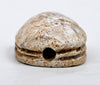Egyptian Tan Steatite Inscribed Scarab for Protection