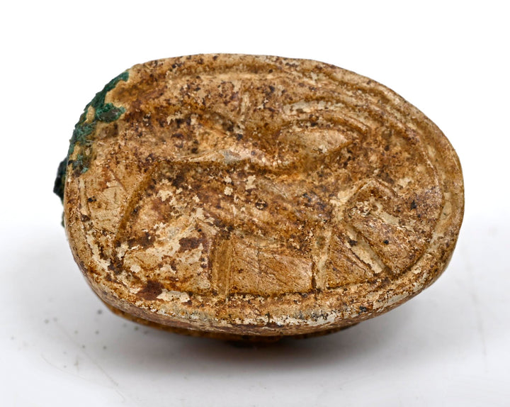 Egyptian Steatite Scarab with Gazelle