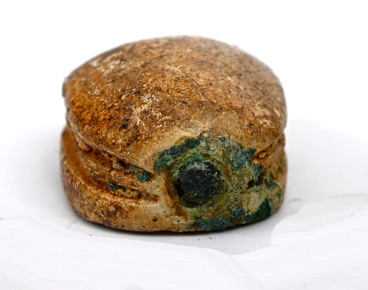 Egyptian Steatite Scarab with Gazelle