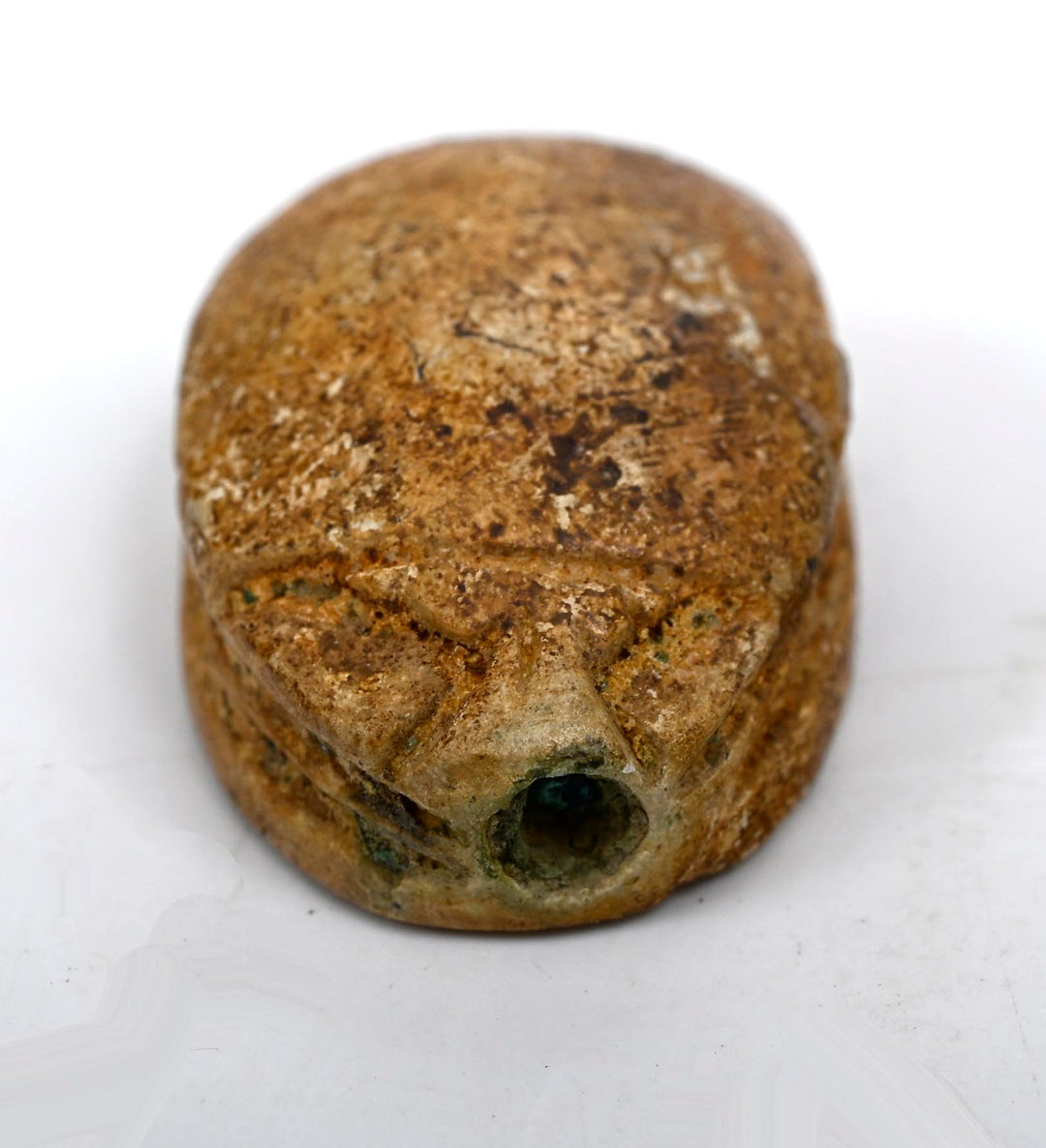 Egyptian Steatite Scarab with Gazelle