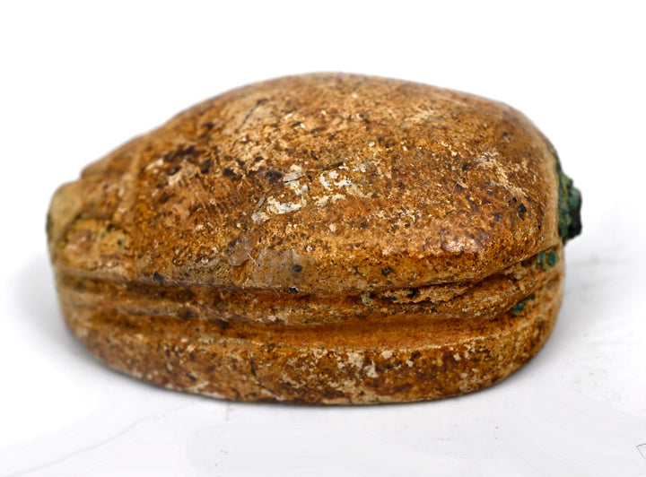 Egyptian Steatite Scarab with Gazelle
