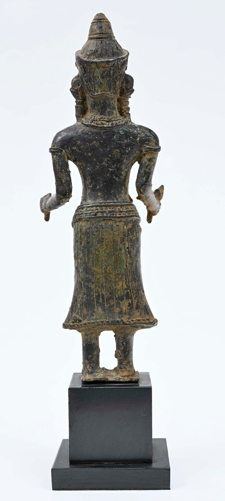 Khmer Bronze Standing Figure of Uma (Parvati / Devi)