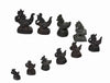 Group of 10 Burmese Cast Bronze Graduated Animal/Opium Weights