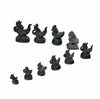 Group of 10 Burmese Cast Bronze Graduated Animal/Opium Weights
