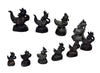 Group of 10 Burmese Cast Bronze Graduated Animal/Opium Weights