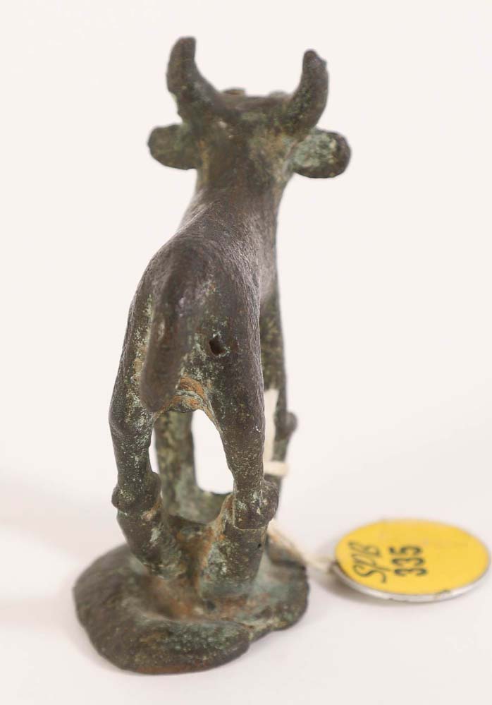 Near Eastern Bronze Bull Finial