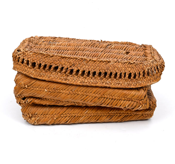 Chancay Coiled Reed Weaver's Basket