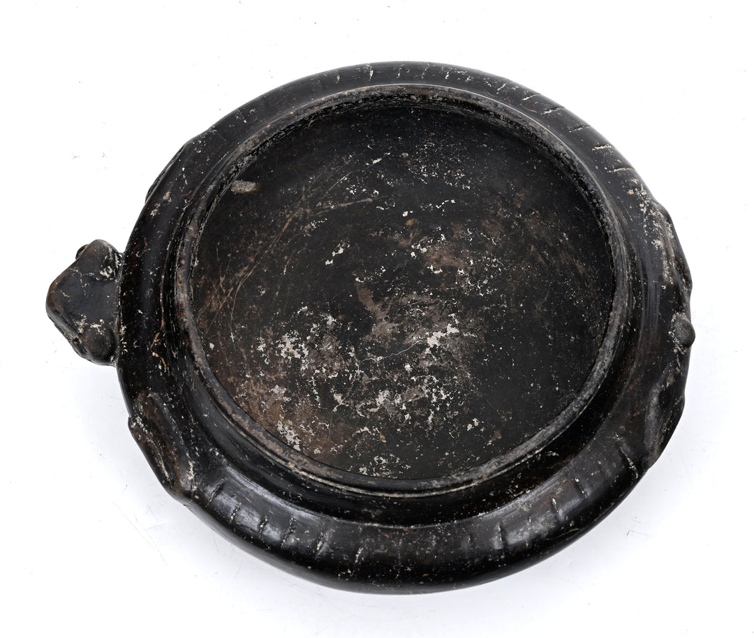 Colima Blackware Frog Effigy Bowl