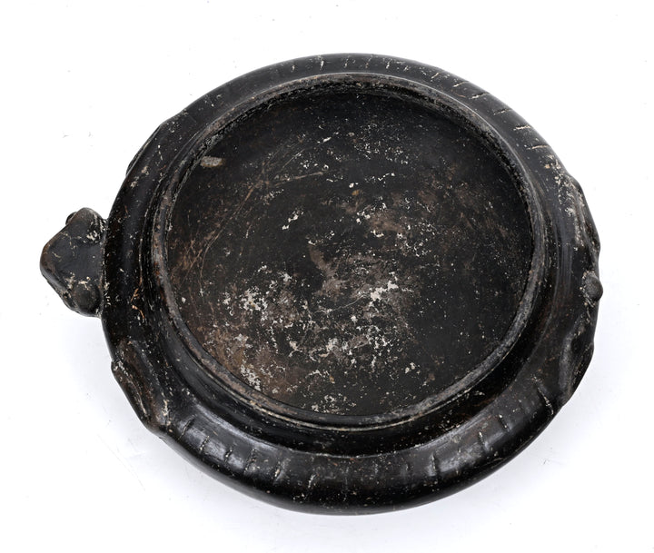 Colima Blackware Frog Effigy Bowl