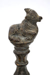 South Indian Bronze Lamp Finial in the Form of a Caparisoned Nandi Bull