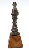 South Indian Bronze Lamp Finial in the Form of a Caparisoned Nandi Bull