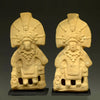 Fine Pair of Maya Molded Ceramic Warrior Figures - Art for Eternity