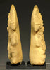 Fine Pair of Maya Molded Ceramic Warrior Figures - Art for Eternity