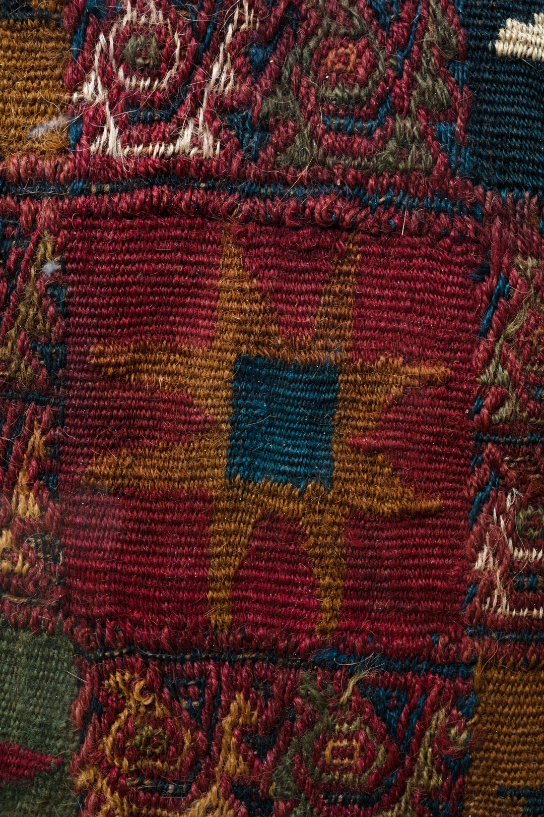 Inca Checkerboard Textile Panel with Tocapus