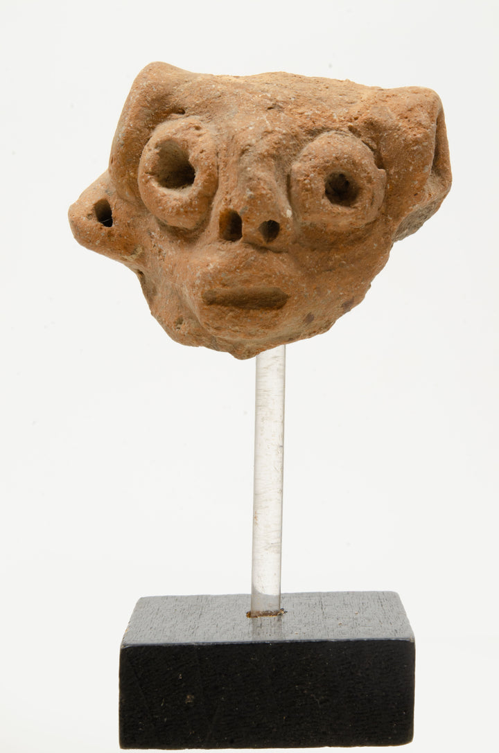 Pre Columbian Taino Indian Pottery Heads (10)