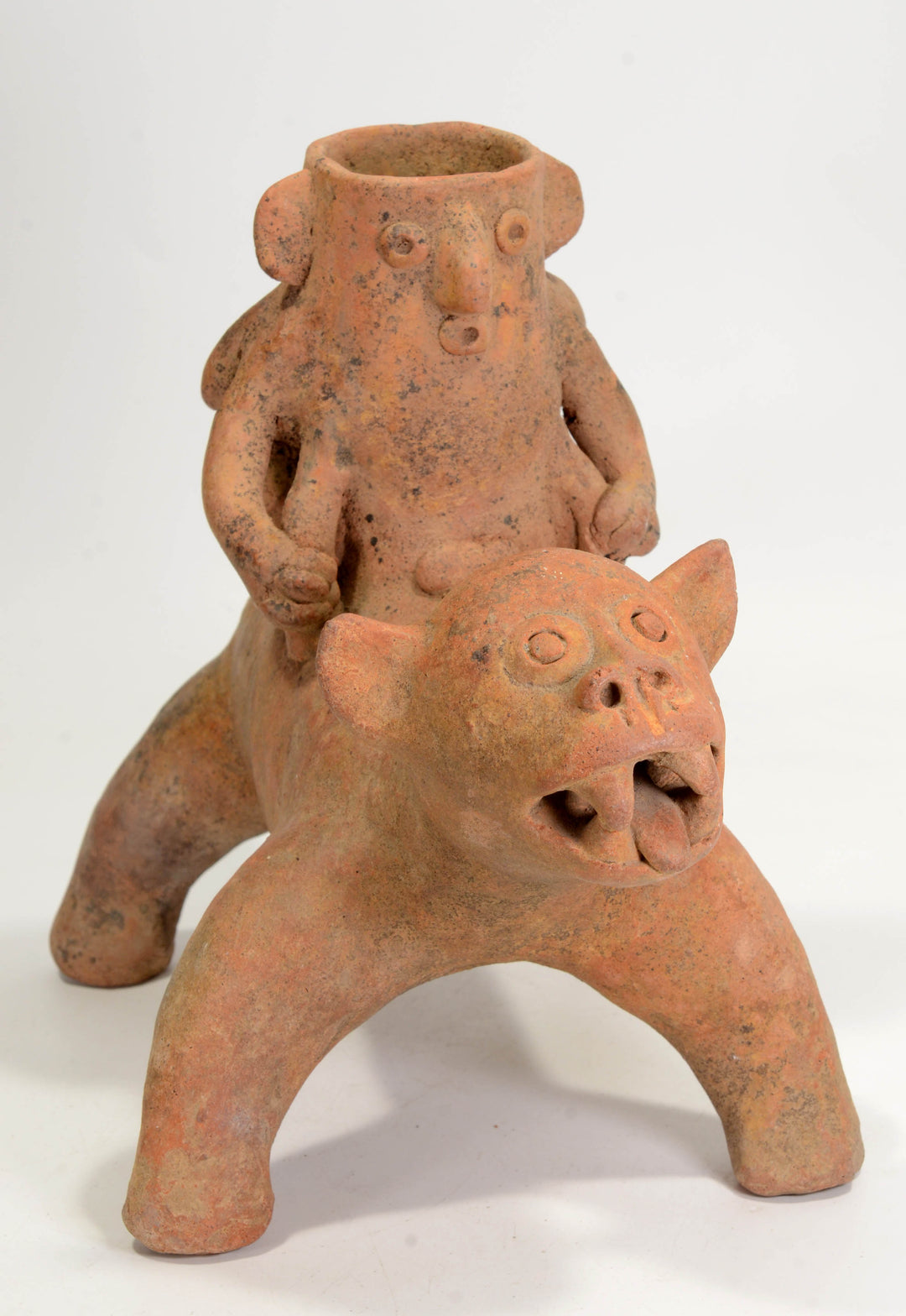 Colima Janiform Shamas Riding Jaguar