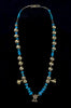 Calima Gold and Moche Turquoise Stone Bead Necklace - Art for Eternity