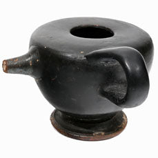 Attic Black Glaze Pottery Baby Feeder Guttos